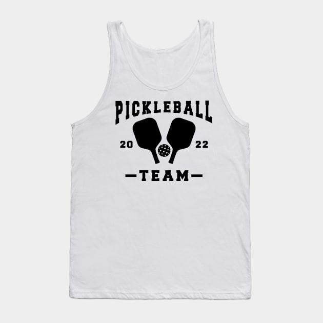 Pickleball Team Tank Top by Cute Tees Kawaii